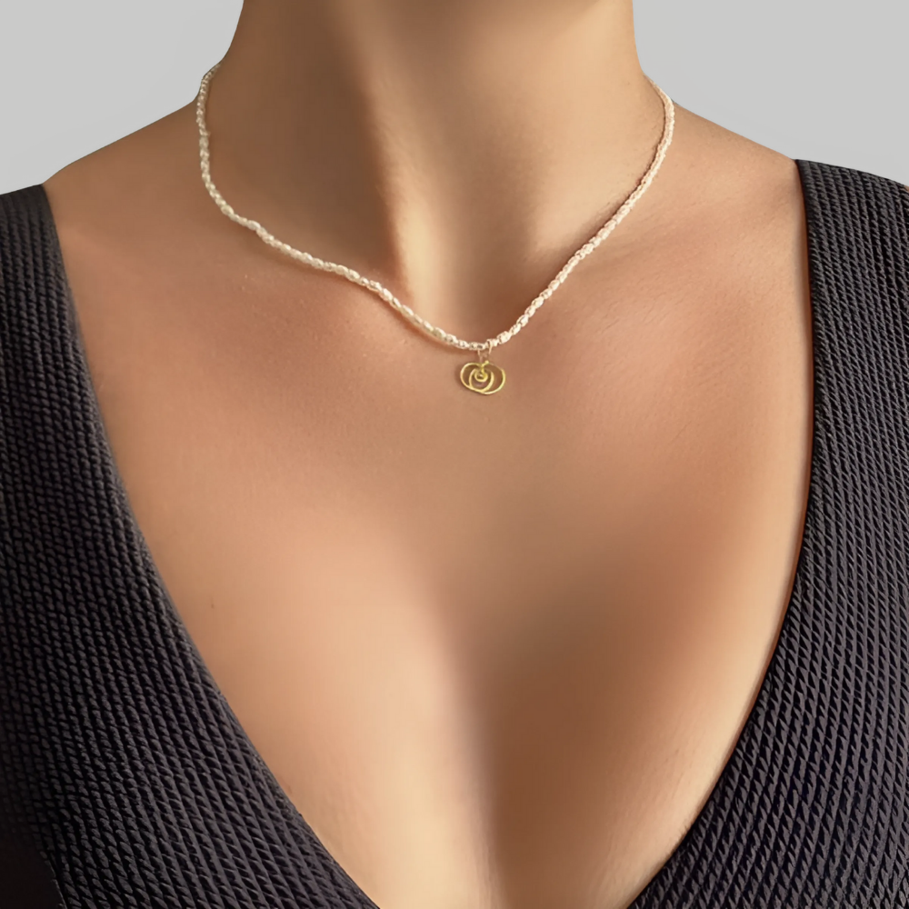 Water pearl necklaces