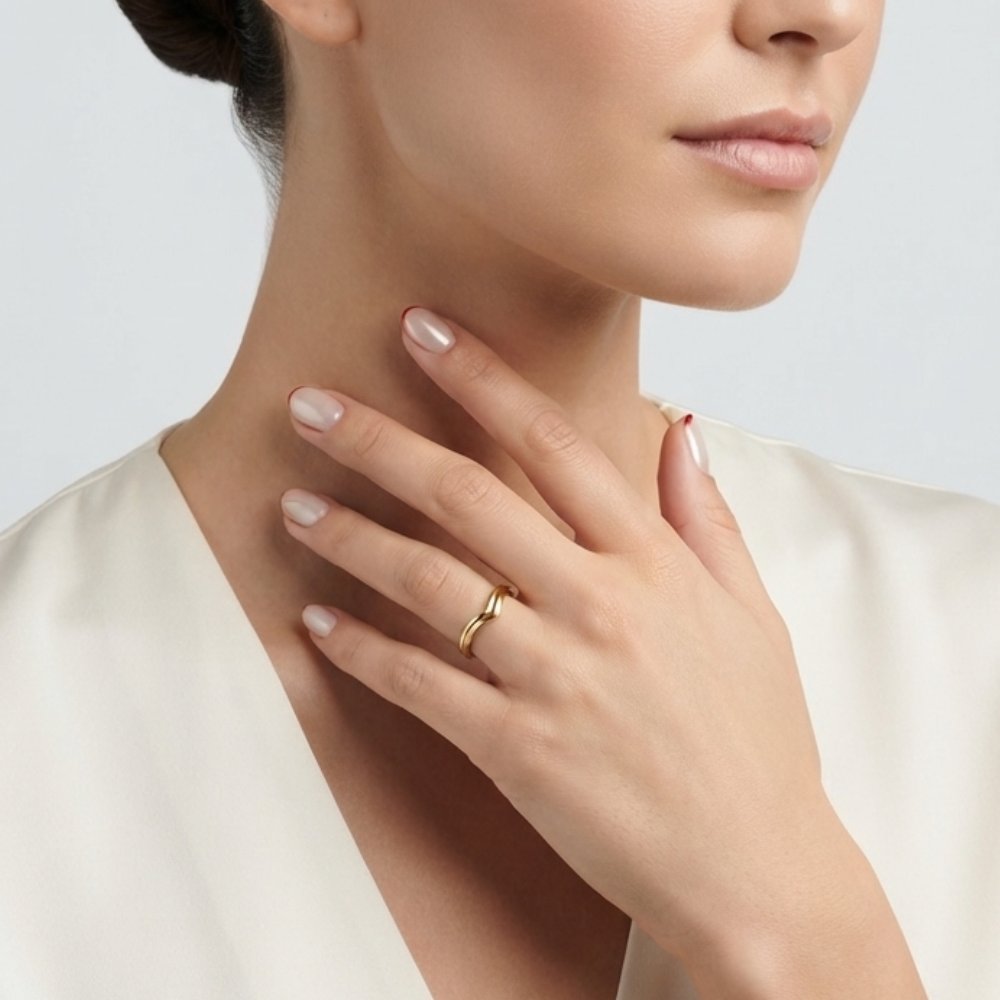 Vectors - double gold ring