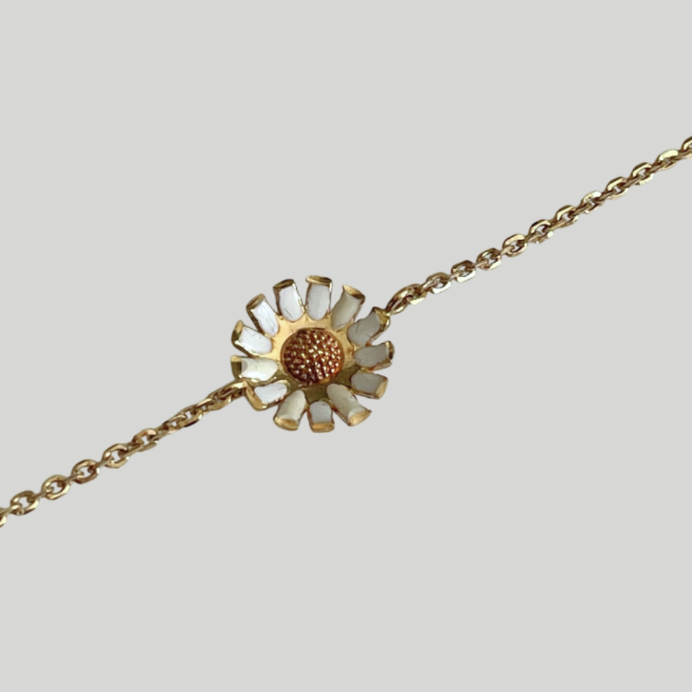Daisy flower kids bracelet
