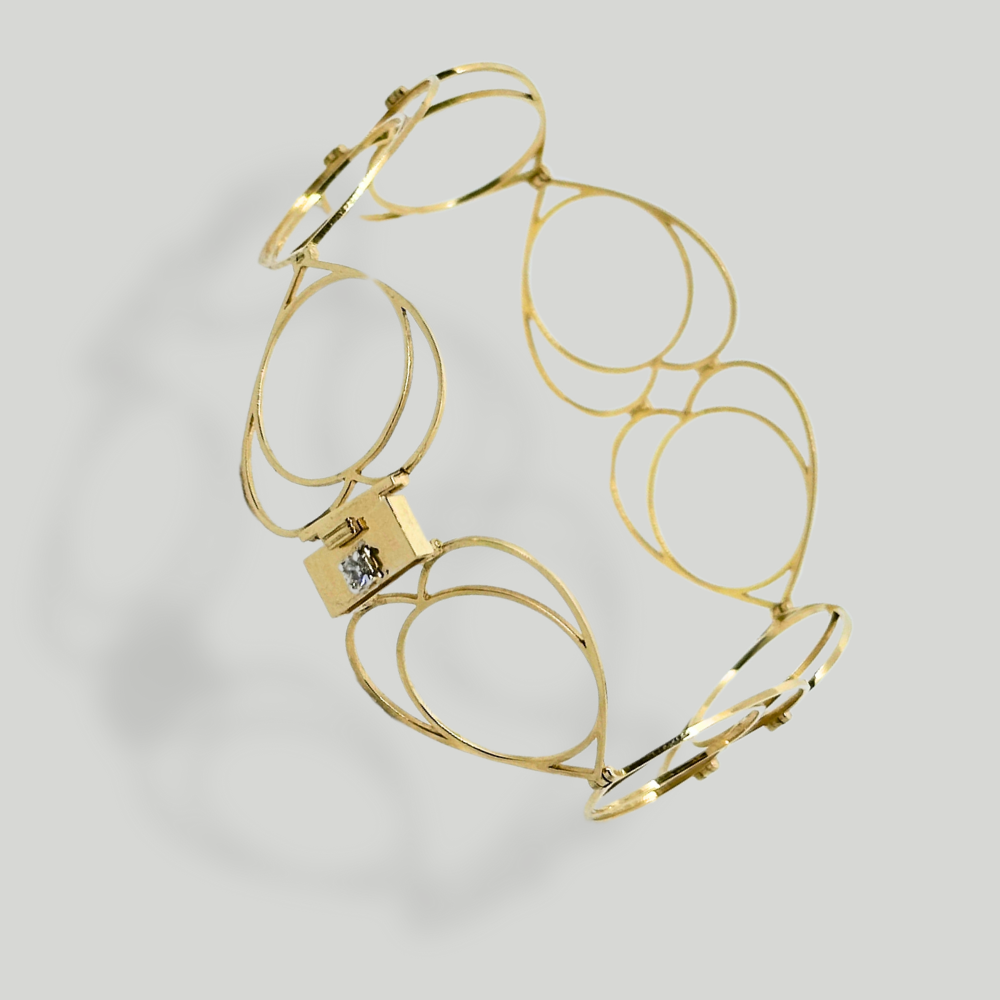Heart - 2in1 - Bracelet Ring hybrid