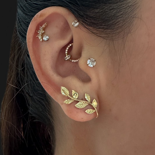 FLORA – leaves shaped earrings