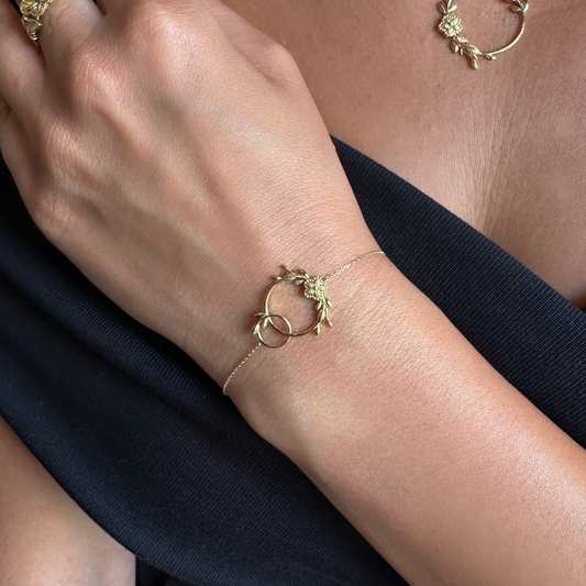 FLORA – CFL gold bracelet