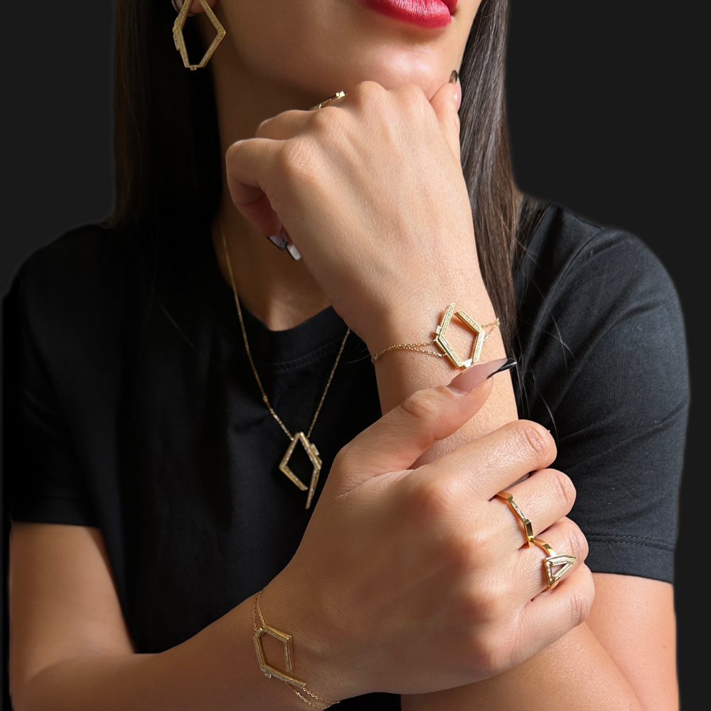 Geometric Glamour set