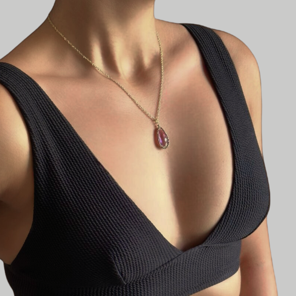 Drop - gold necklace