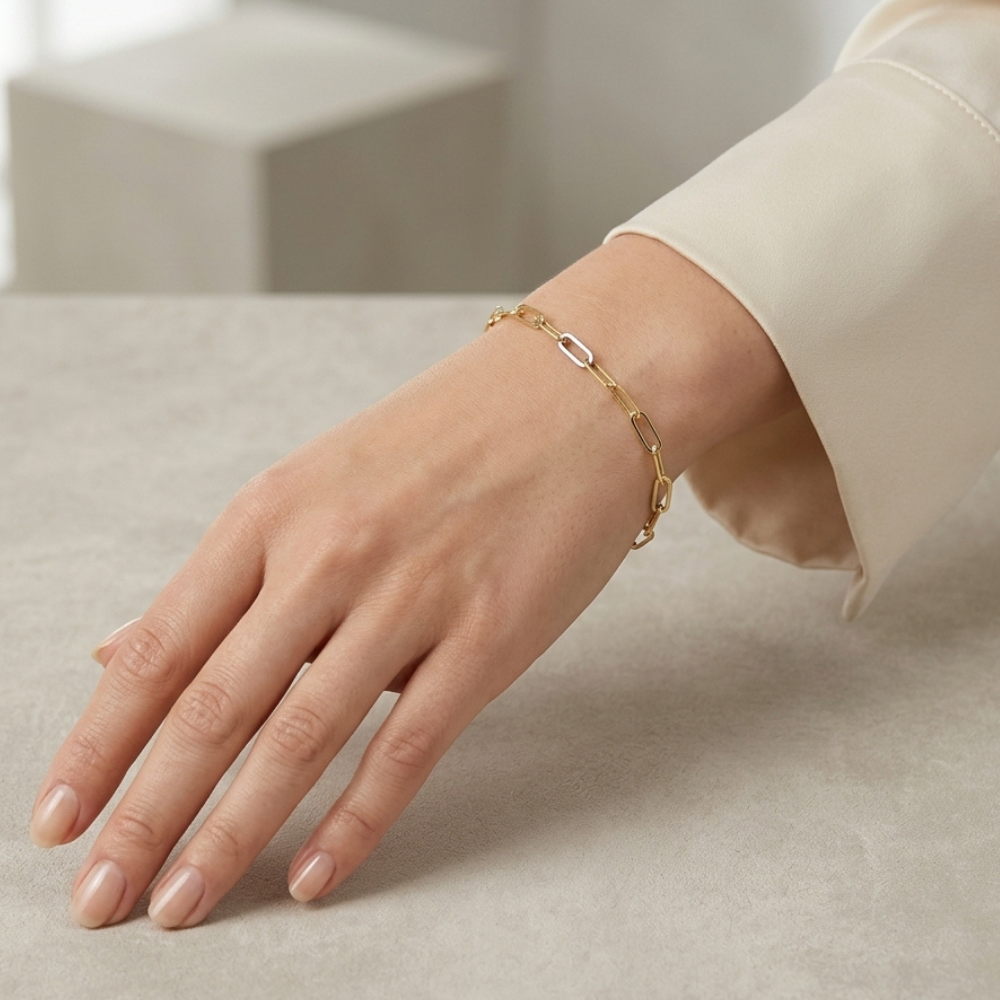 Paperclip Chain Bracelet
