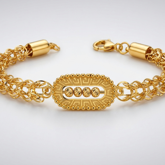 Heritage Link Bracelet - 21k gold
