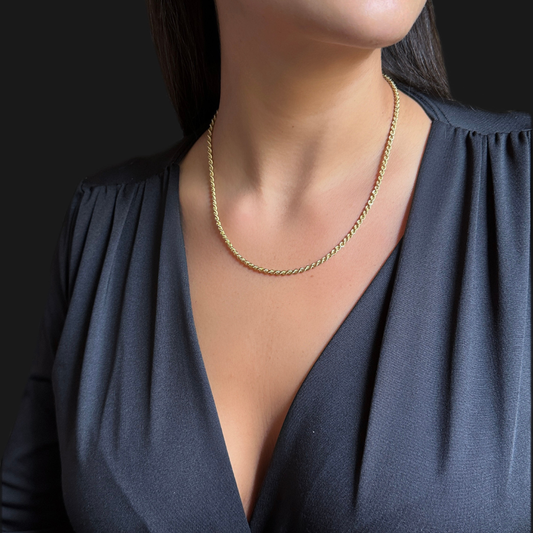 Rope chain necklace
