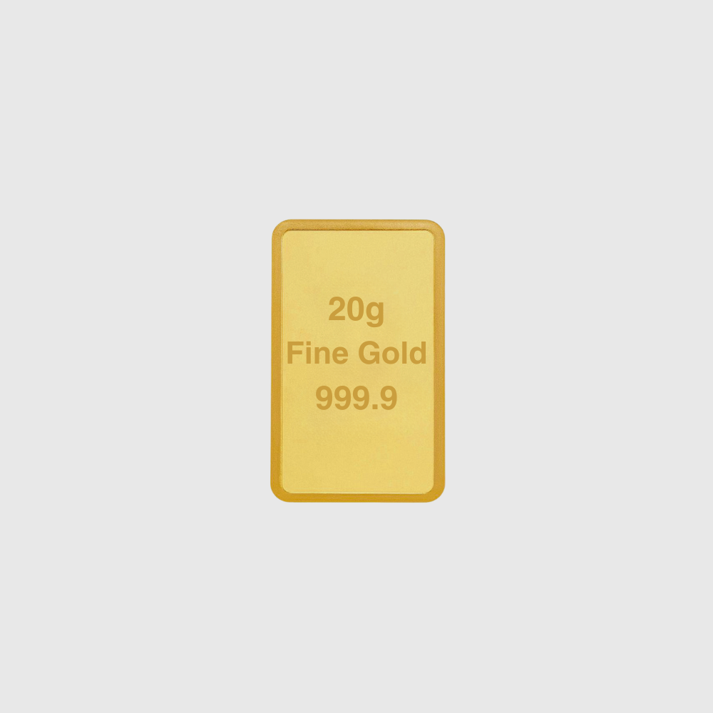 20g - 24k Suisse gold bar