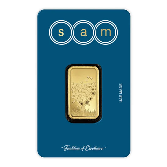 0.5 oz - 24k uae gold bar