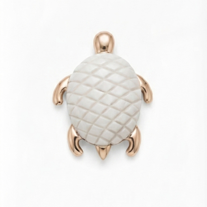 Mother of Pearl Turtle Pendant