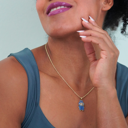 labubu 18k gold necklace