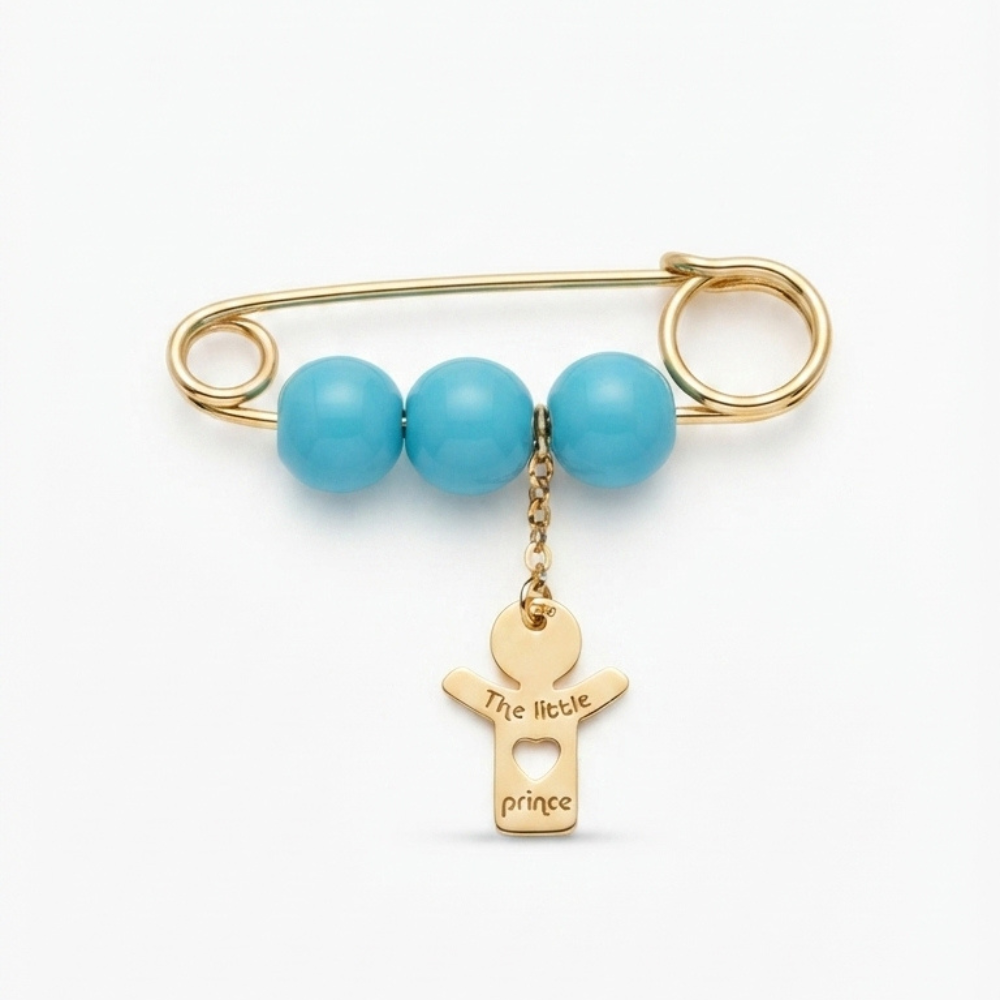 The Little Prince Safety Pin Brooch