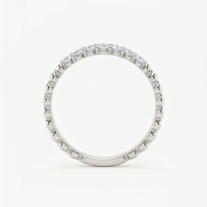 Beaded Diamond Band
