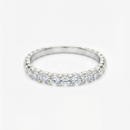 Beaded Diamond Band