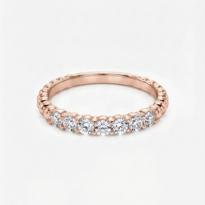 Beaded Diamond Band