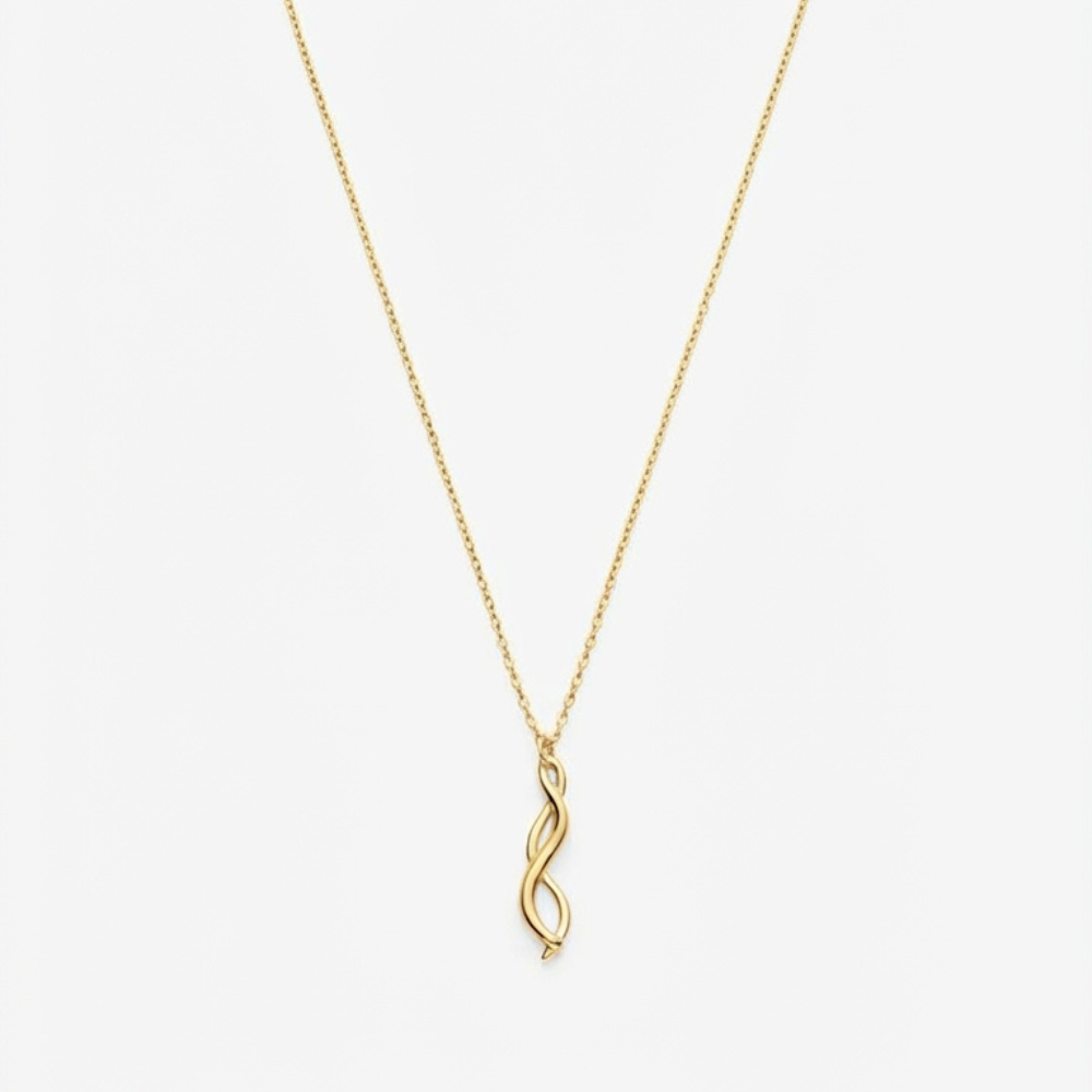 Twin Flame Pendant Necklace