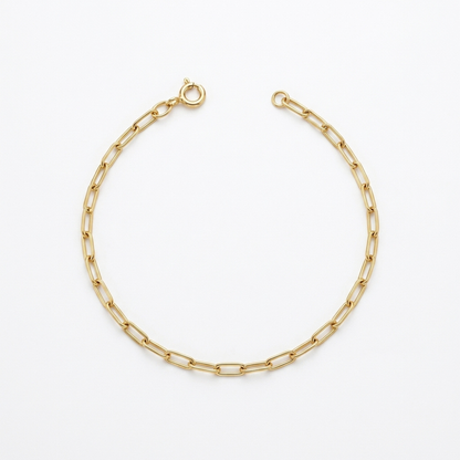 Dainty Paperclip Chain Bracelet