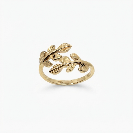 FLORA – leaves shaped ring