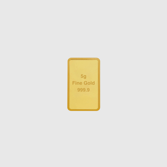 5g - 24k Suisse gold bar