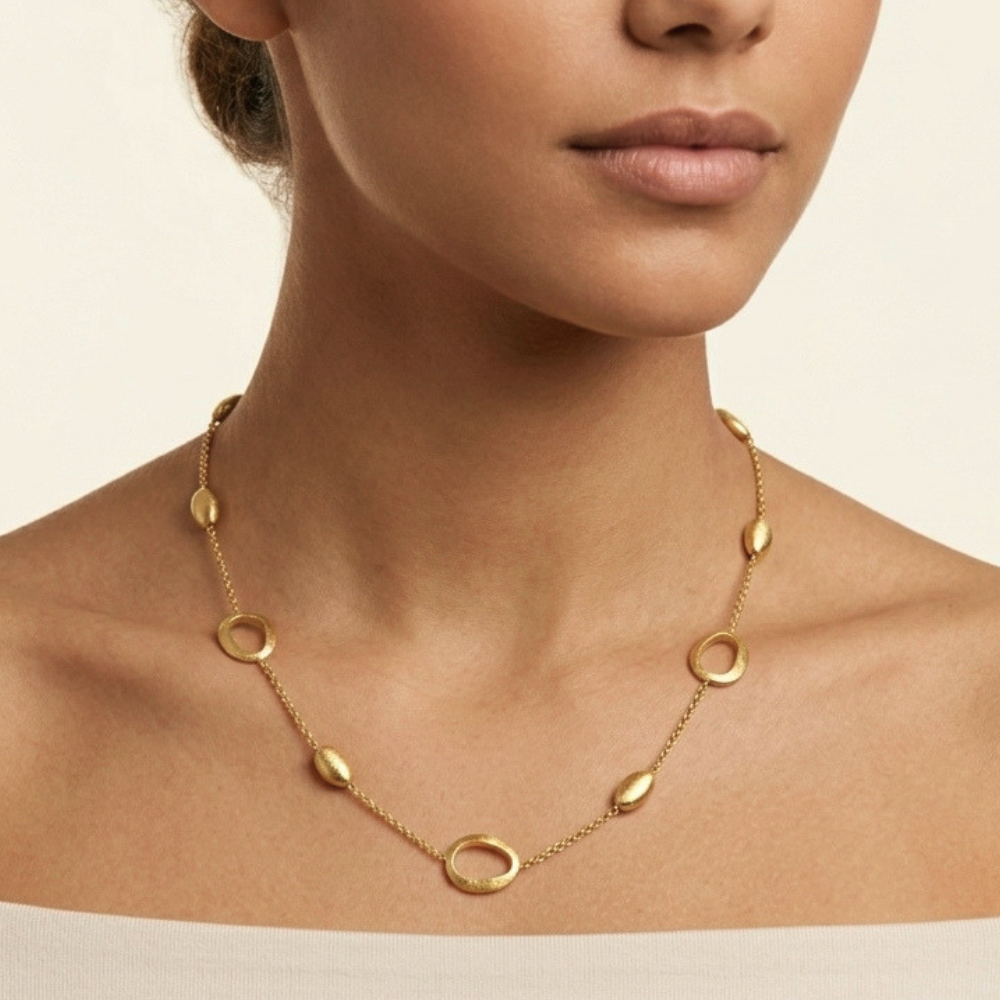 Ovals - 18k necklace
