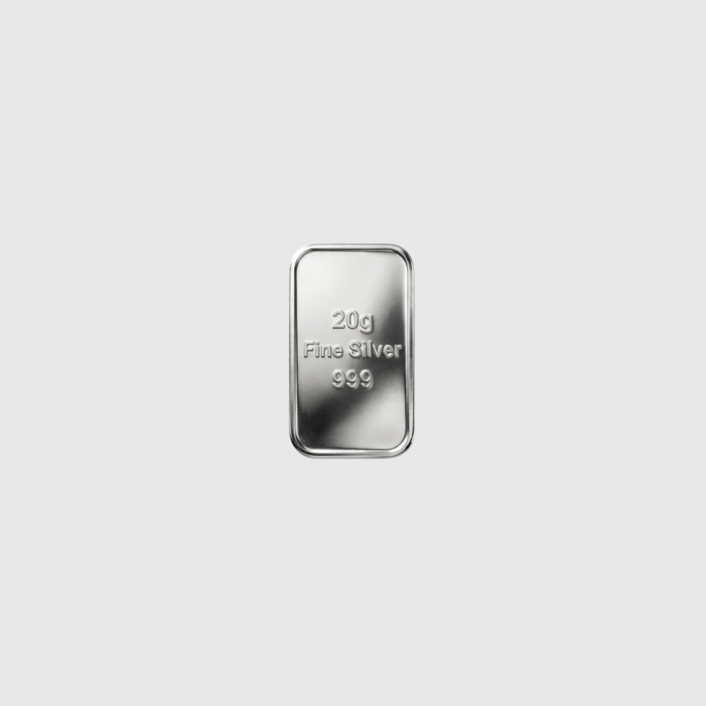 20g Silver bar 999