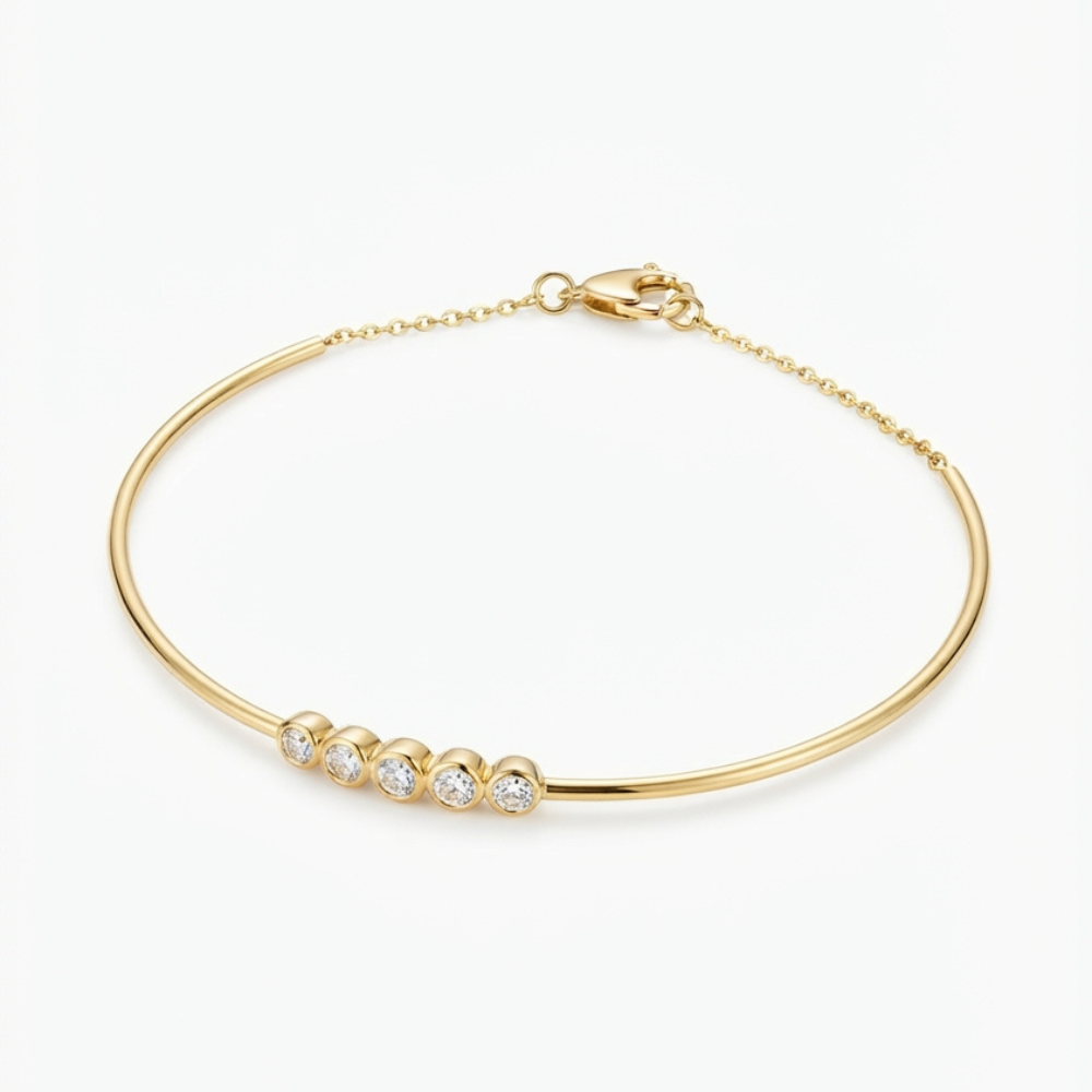 Simply Elegant Diamond Bangle