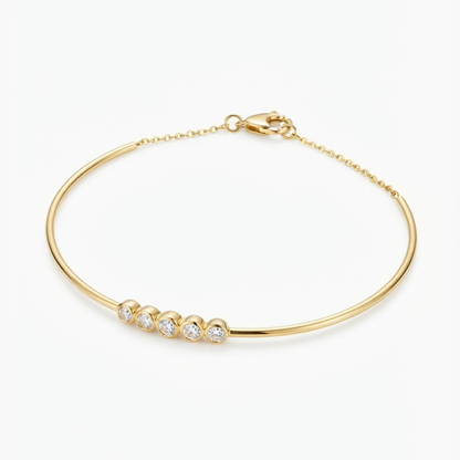 Simply Elegant Diamond Bangle
