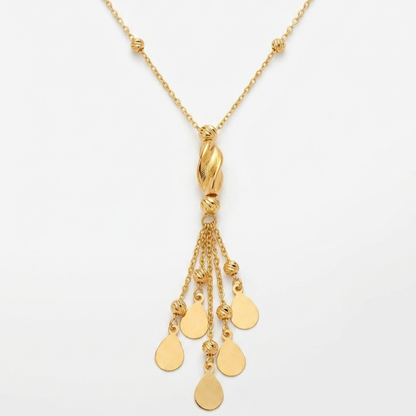 Liquid gold - 21k gold necklace