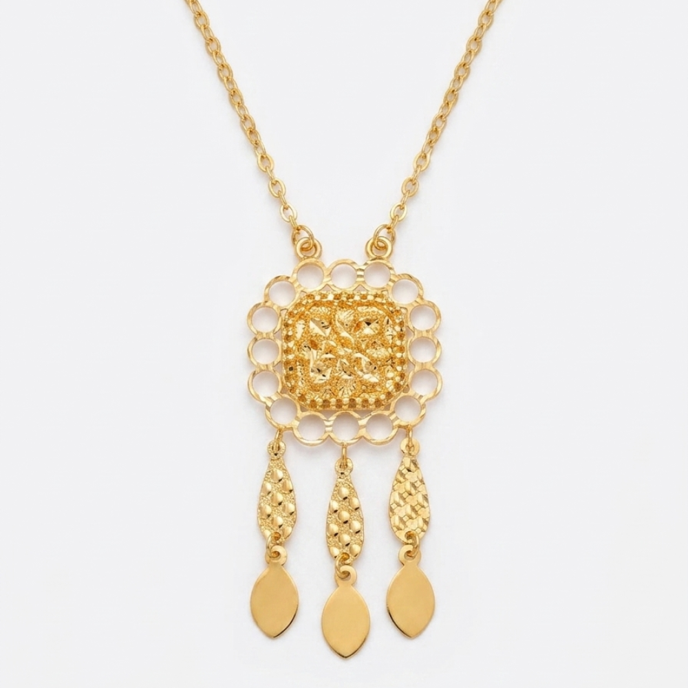 Heritage style - 21k gold necklace