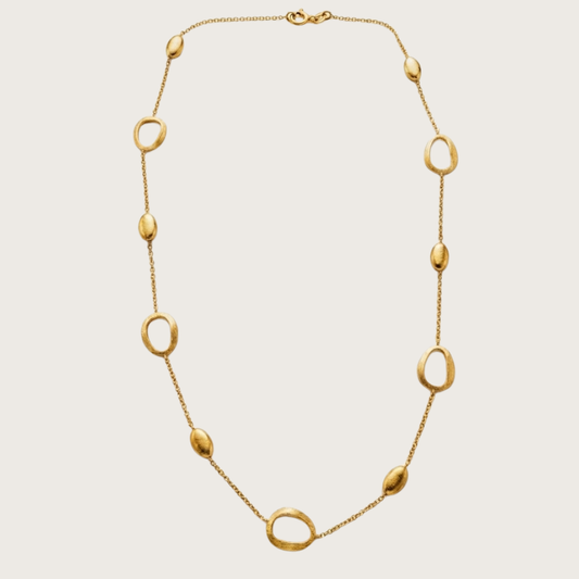 Ovals - 18k necklace