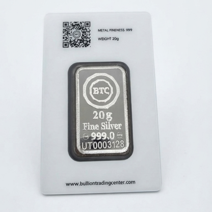 20g Silver bar 999
