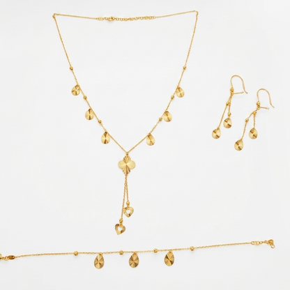 Lucky - 21k gold jewelry set