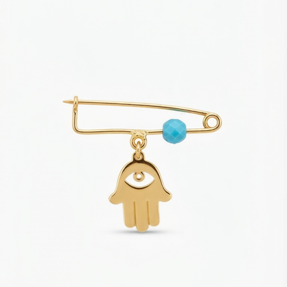 Protection Hand Safety Pin Brooch