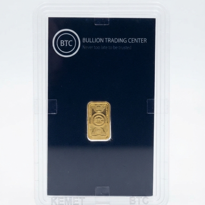 0.25g Swiss Fine Gold Minted Bar