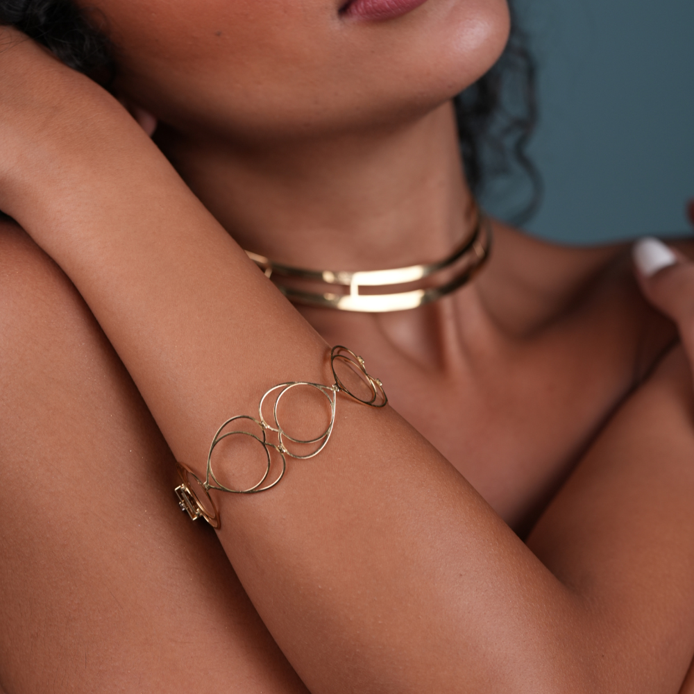 Heart - 2in1 - Bracelet Ring hybrid