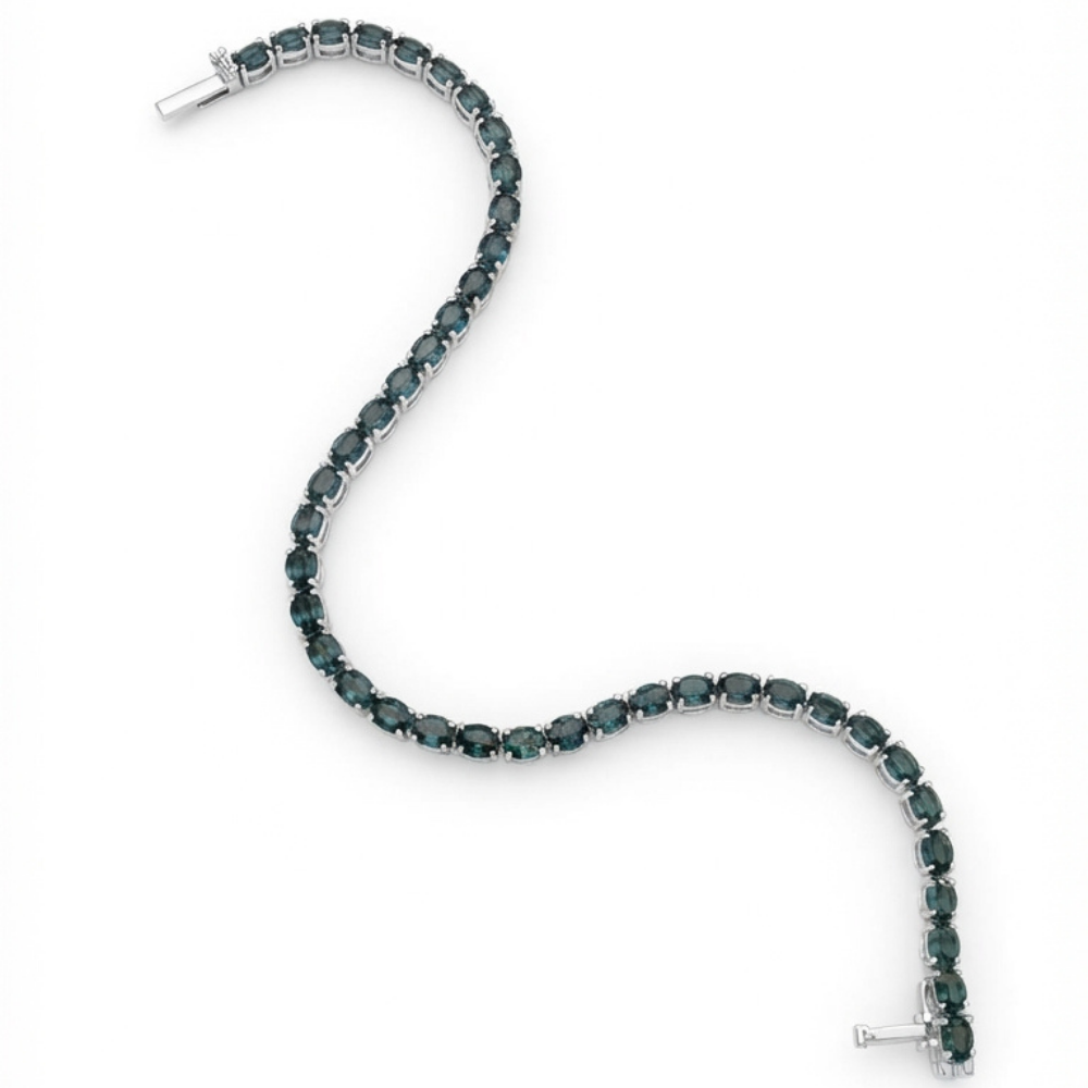 Blue Sapphire tennis bracelet