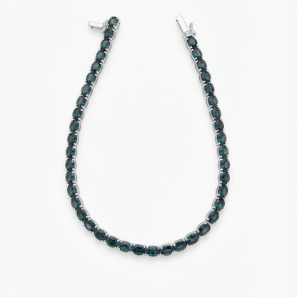 Blue Sapphire tennis bracelet