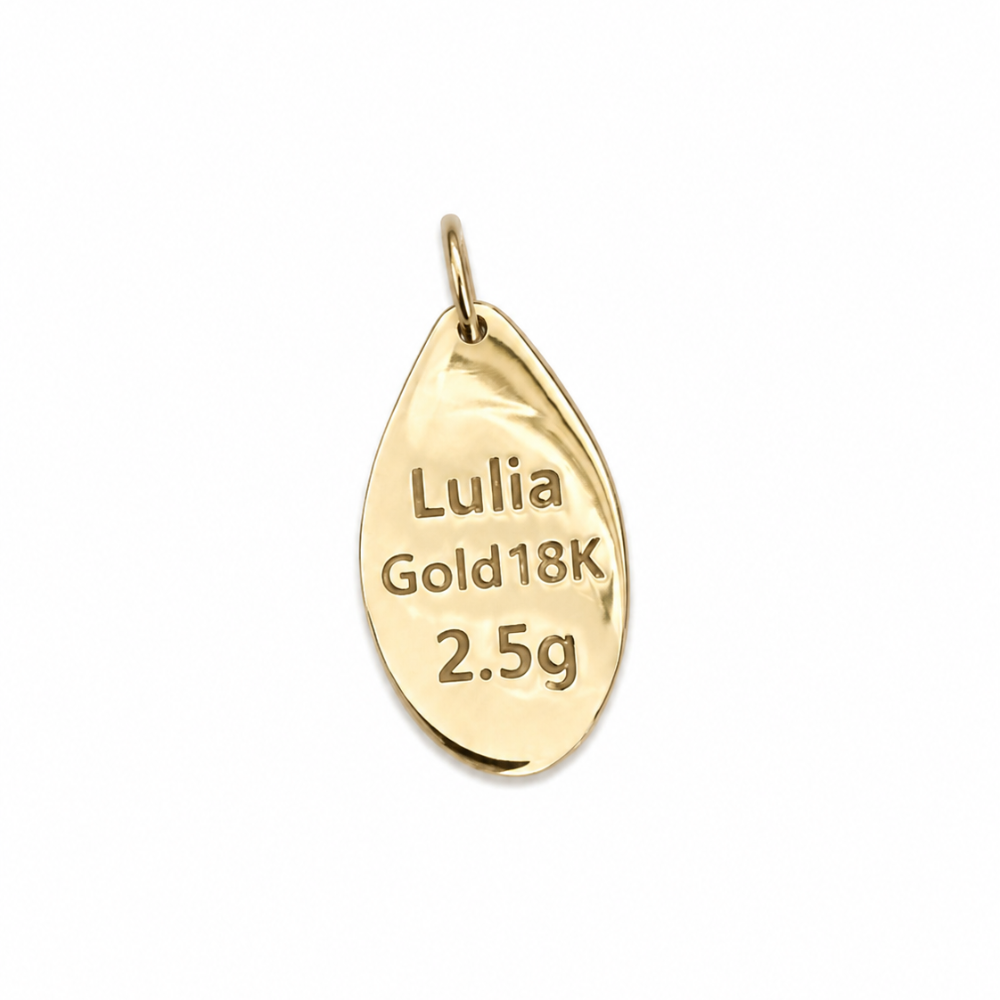 Jesus icon - 18k gold pendant