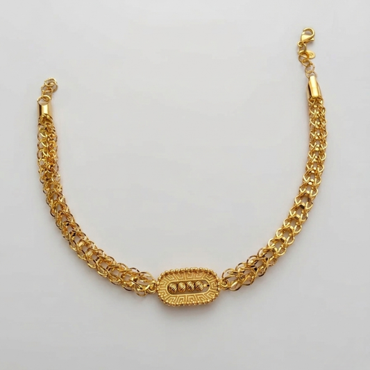 Heritage Link Bracelet - 21k gold