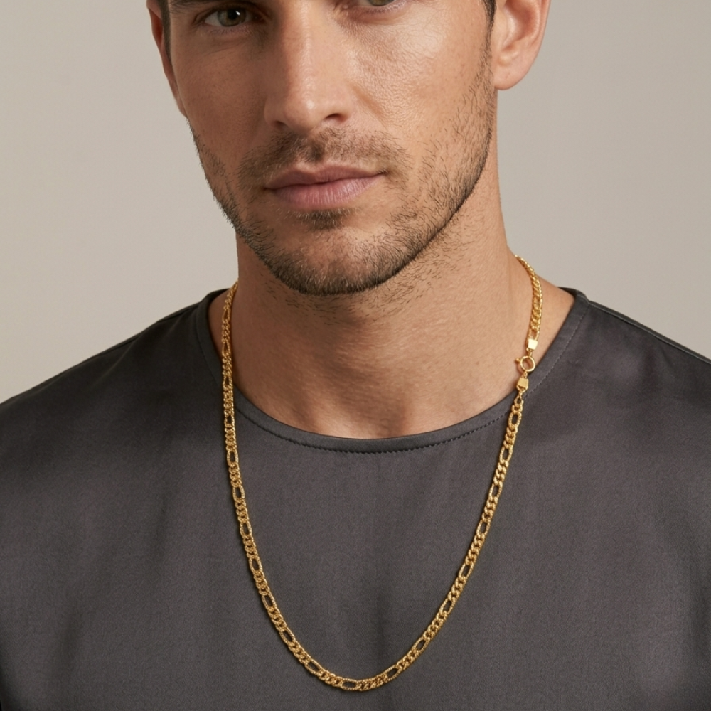 Figaro Chain - 21k gold necklace