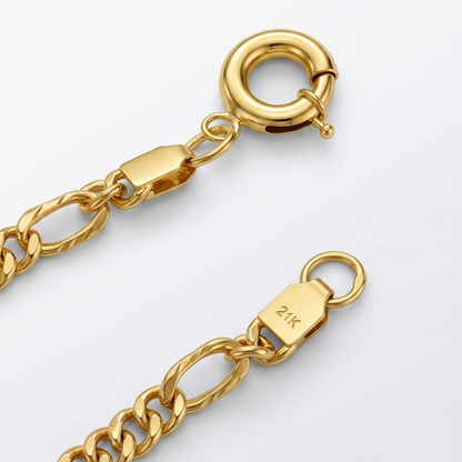 Figaro Chain - 21k gold necklace