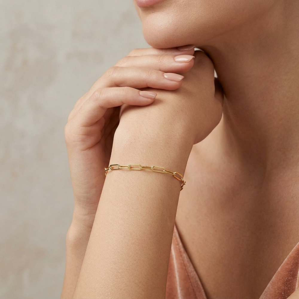 Paperclip Chain Bracelet