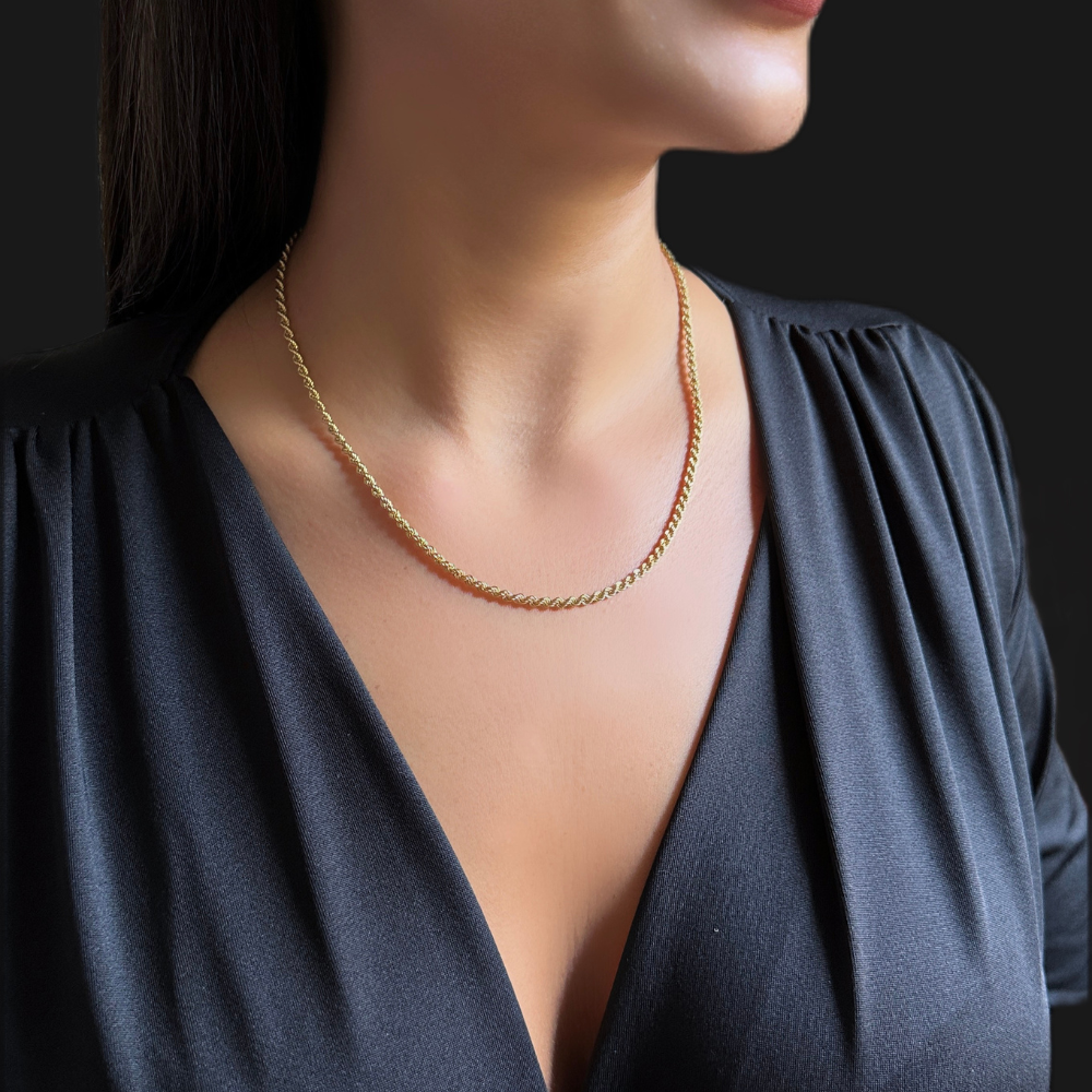 Rope chain necklace