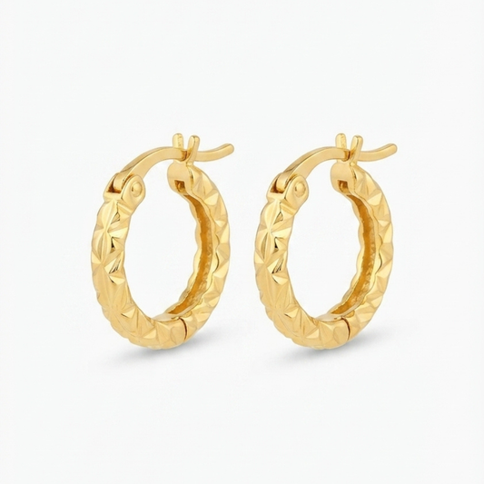 Classic Gold Huggie Earrings