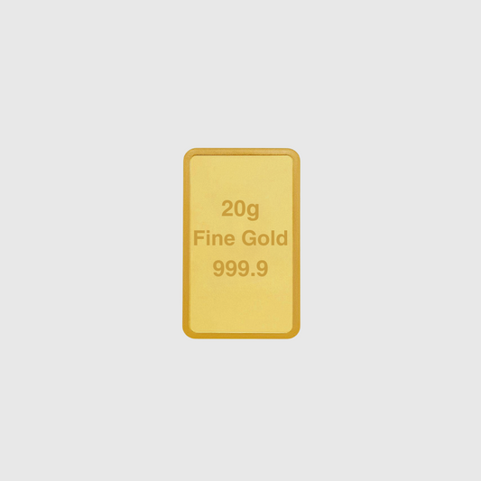 20g - 24k Suisse gold bar